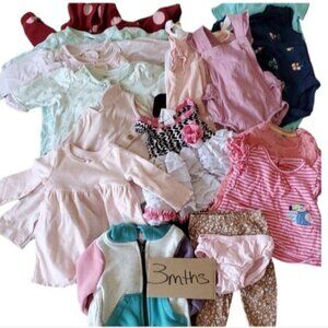 3 Months Baby Girl Clothing Clothes Shirts Pants Sleepers Pajamas DRESS INFANT
